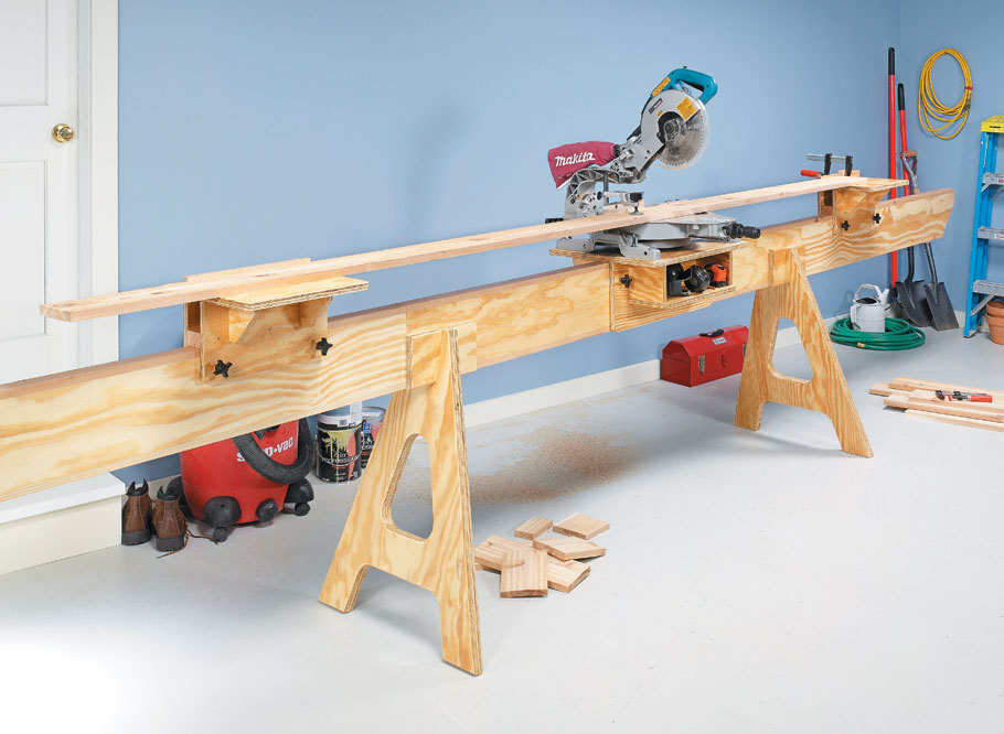 How to Build a Miter Saw Table