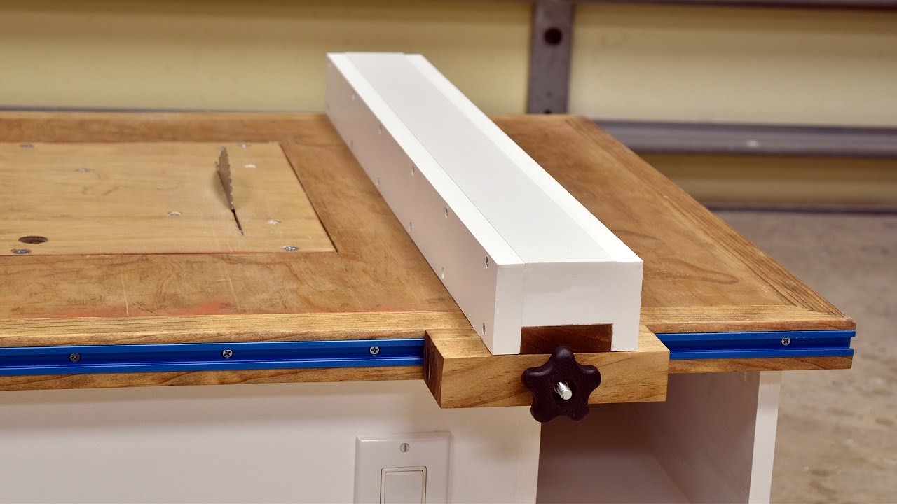 How to Make a Table Saw Fence