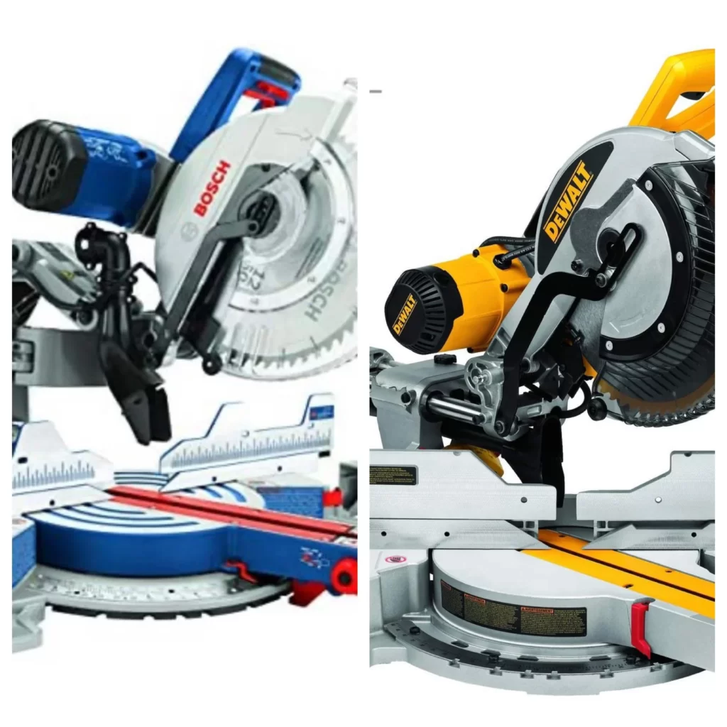 Accessories and Compatibility of Bosch Miter Saw, and Dewalt Miter Saw