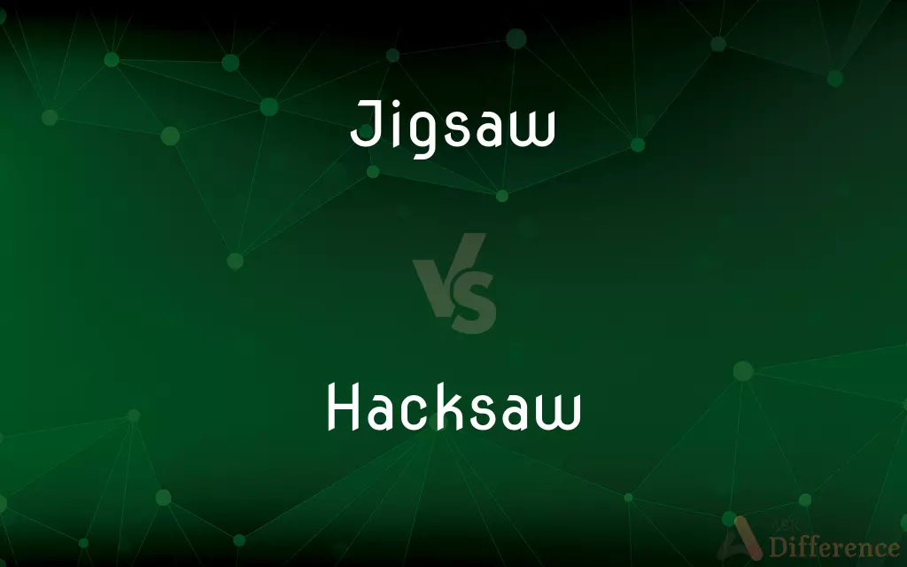 Hacksaw vs. jigsaw