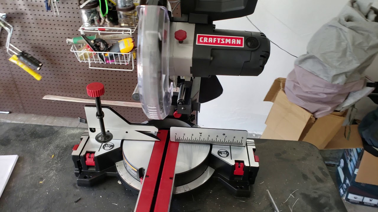 How to Unlock Craftsman 10 inch Compound Miter Saw