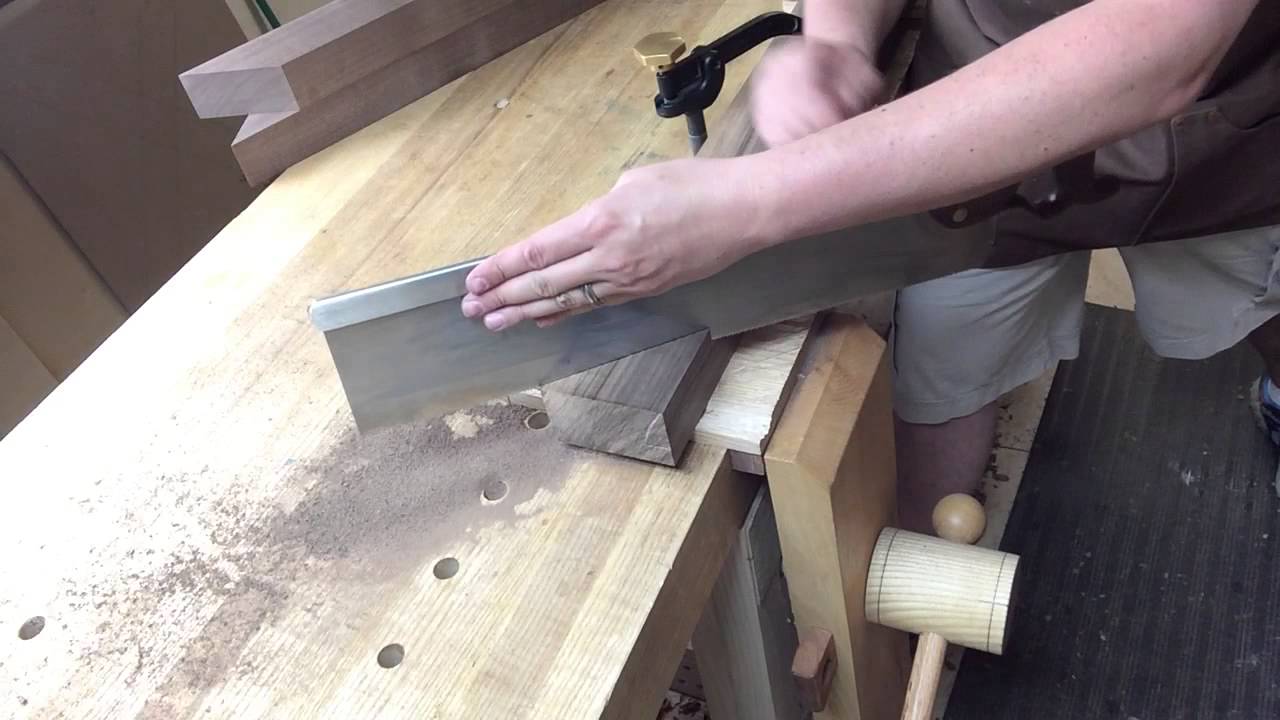 How to cut trim angles without a mitre saw