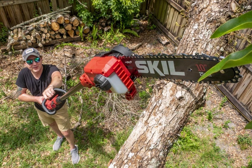 Best electric chainsaw with an extension pole