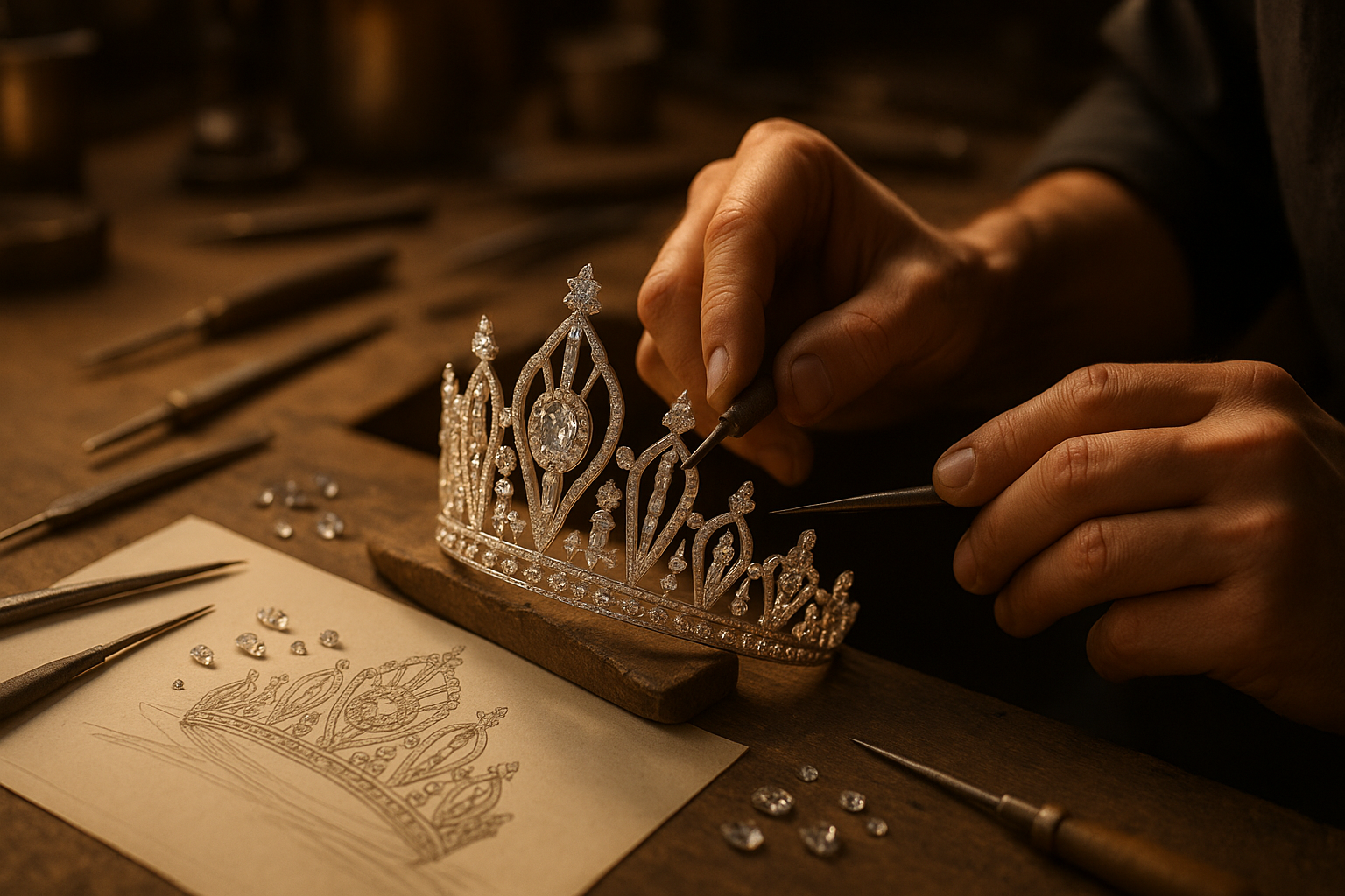 Miss USA crown design