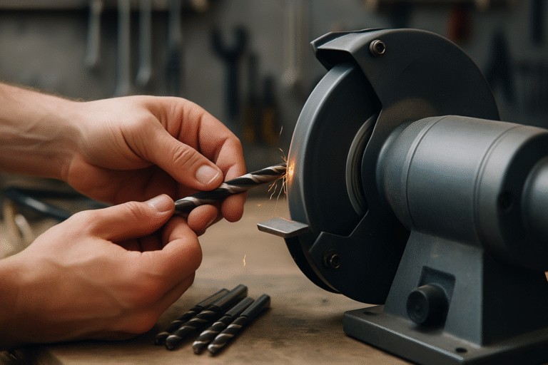 how to sharpen drill bits